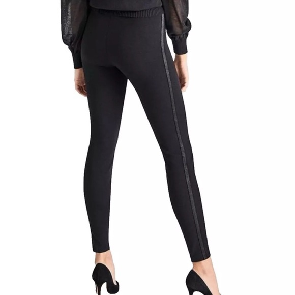 Wolford The Tux Black Leggings Tuxedo Stripes - Picture 2 of 8